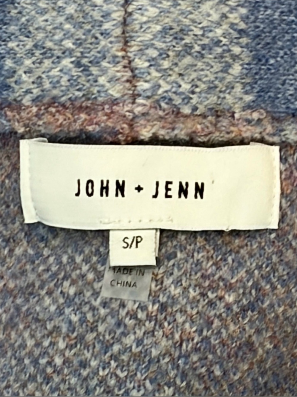 Revolve JOHN + JENN Opalite Plaid Oversized Cardigan Sweater Size S - Picture 9 of 10